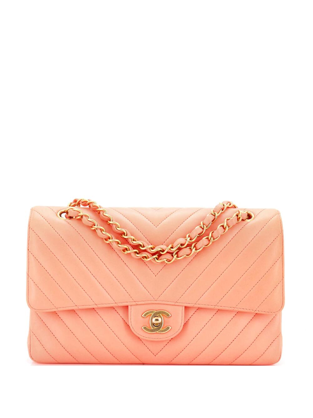 Chanel Classic Double Flap Bag Chevron #281440C49B